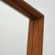 Swedish Scandinavian teak mirror with label