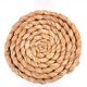 Cylindrical stool in woven fiber, 1970s