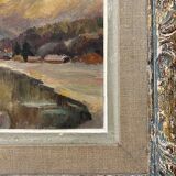 Tableau "Village de montagne"