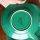 8 green dessert plates, southern wind