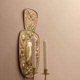 Mid Century Swedish Brass Sconce
