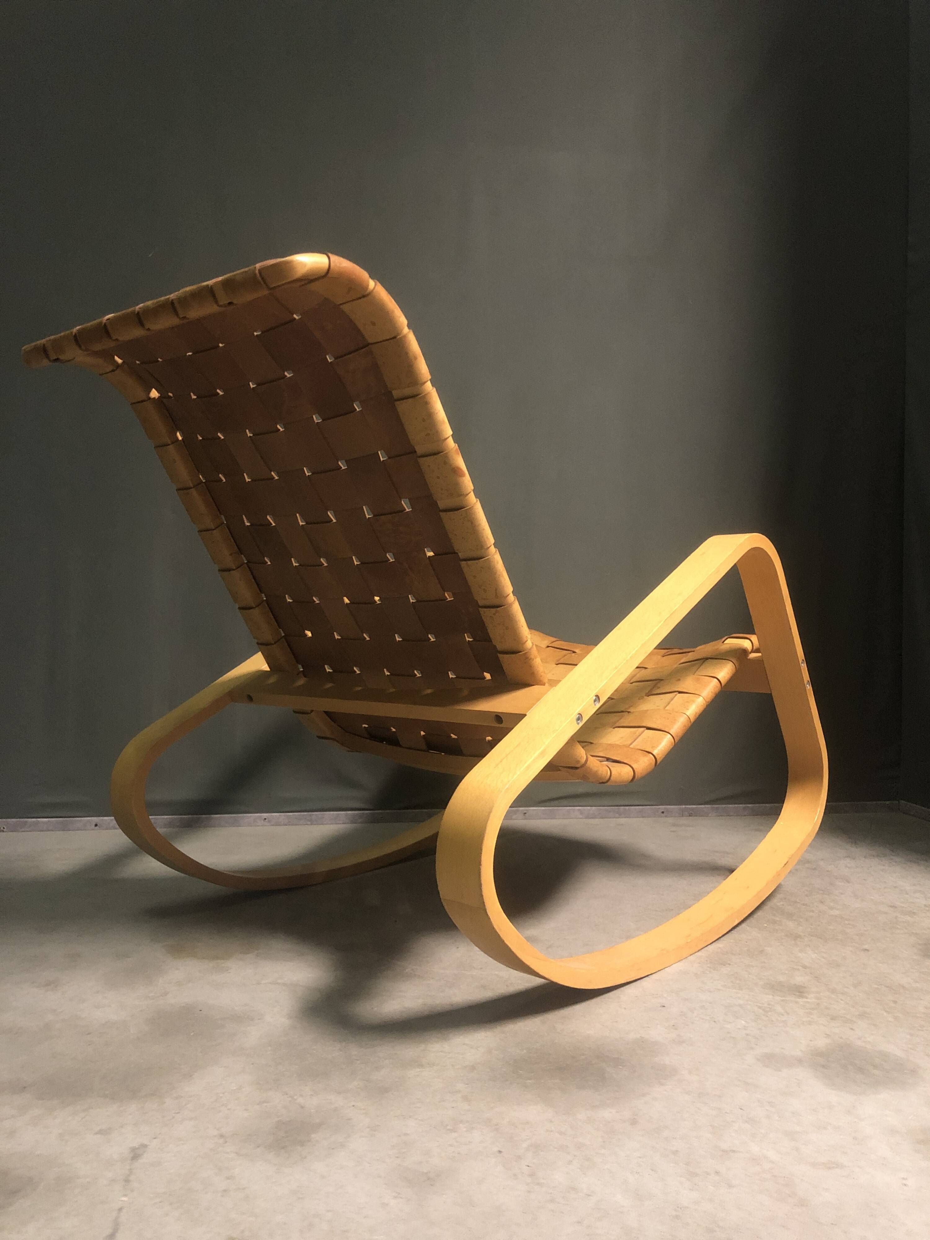 Dondolo lounge chair by luigi crassevig for crassevig, 1970s