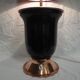 lampe art déco noire et cuivre