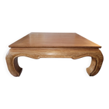 Opium square coffee table in whitewashed teak