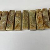 Set of 9 cutlery holders in Jade