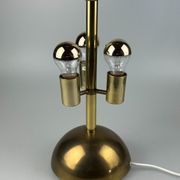 Lampe de table des années 60 des années 70 par Doria Leuchten Allemagne laiton de verre Space Age