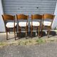 4 chaises bistrot vintage restaurées