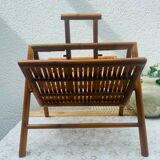 Foldable Bamboo Magazine Rack