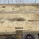 Console - raw oak carpenter's table from the 1930s