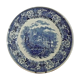Vintage villiroy & boch burgenland serving plate in blue and white