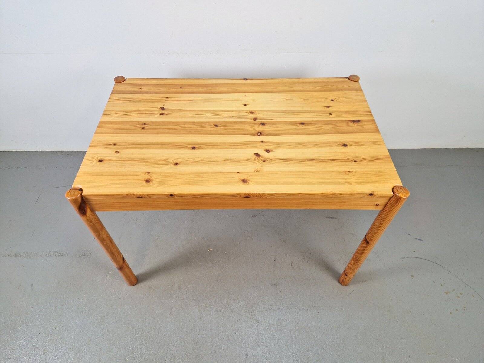 Danish Pine Dining Table by Rainer Daumiller, 1970s