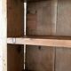 Antique wooden craft shelf