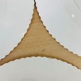 Set of 6 flat plates vintage earthenware