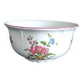 Ceramic salad bowl Old Saint-Amand – floral decoration – very good condition