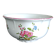 Ceramic salad bowl Old Saint-Amand – floral decoration – very good condition