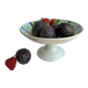 Compote dish in iron earth