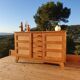 Buffet vintage pieds compas René Gabriel
