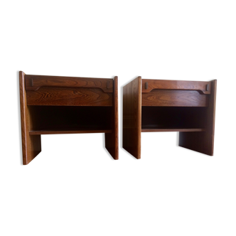 Scandinavian nightstand pair