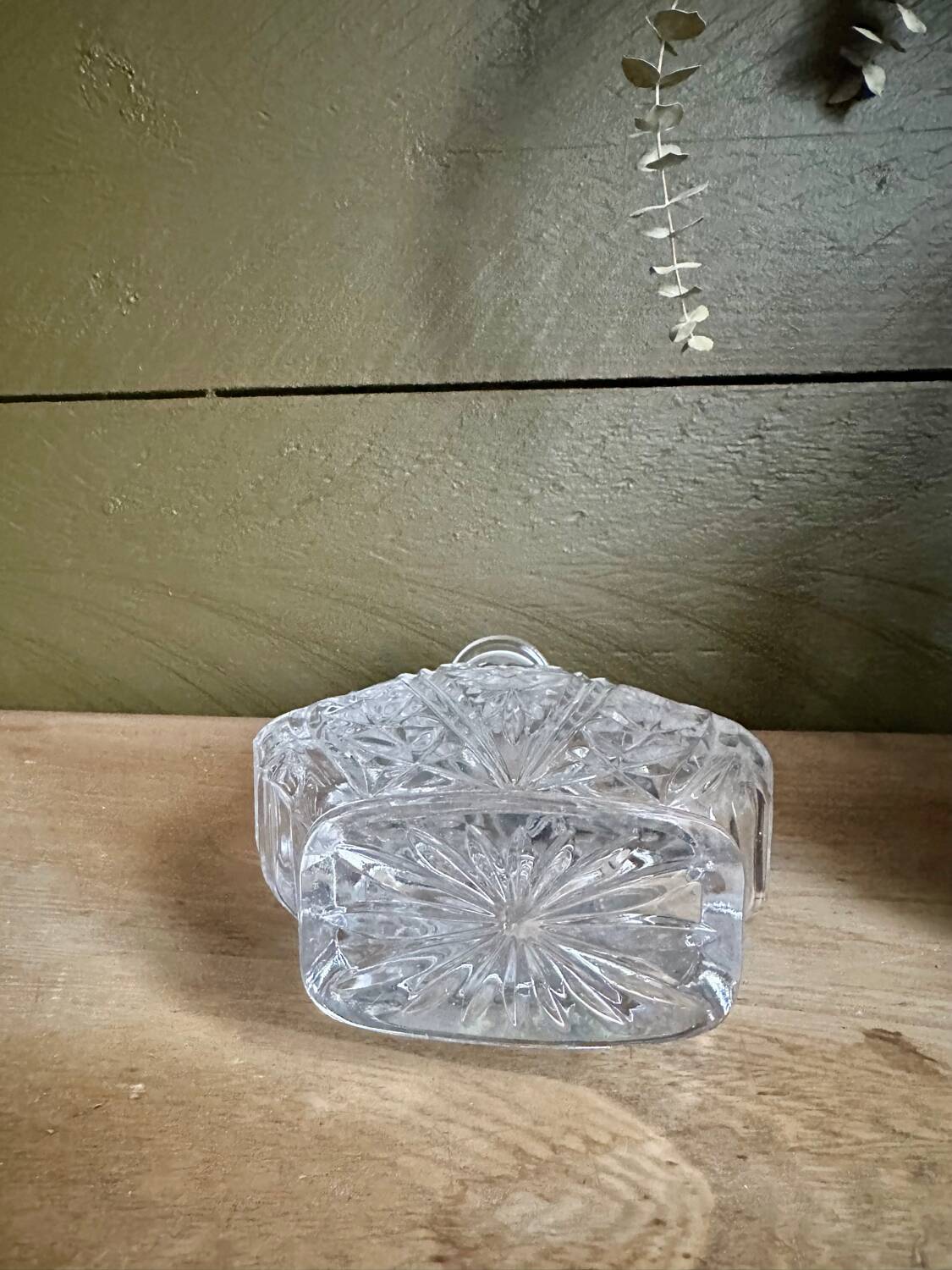 Anna Hutte crystal bottle from the 60s