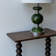 Space Age lamp in ceramic and metal 1960