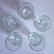 5 small antique absinthe glasses