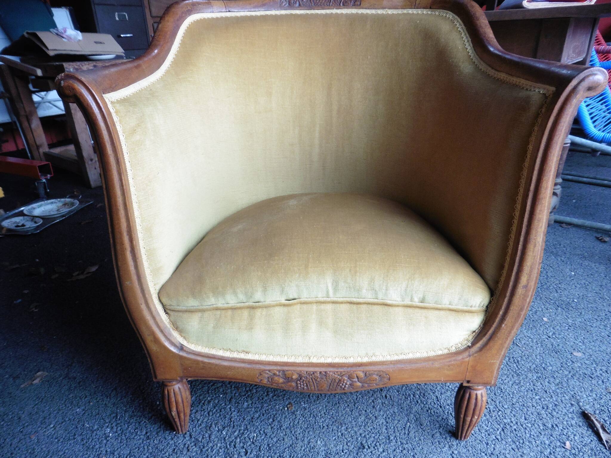 2 toad armchairs 1930
