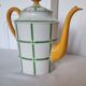Art Deco coffee pot or teapot in Limoges porcelain, 1920