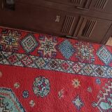 Tapis oriental de Rabbat Maroc, vintage des années 1970. Travail artisanal