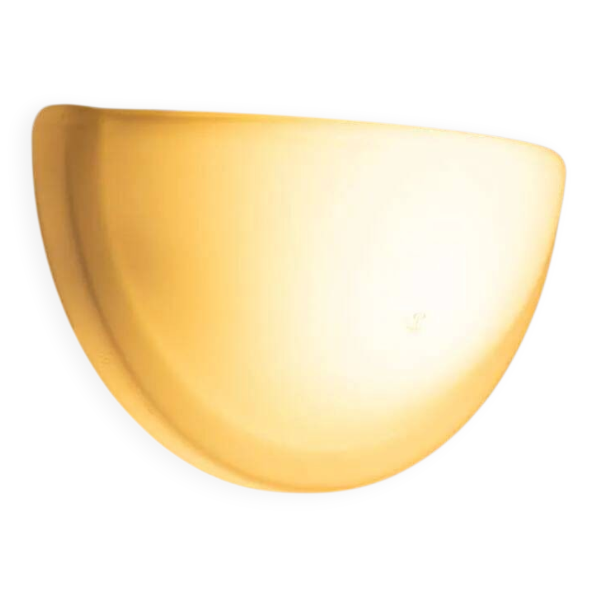 Space Age glass wall lamp by Peil & Putzler, minimalist.