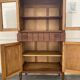 Old small glass display cabinet from the early 20th century.