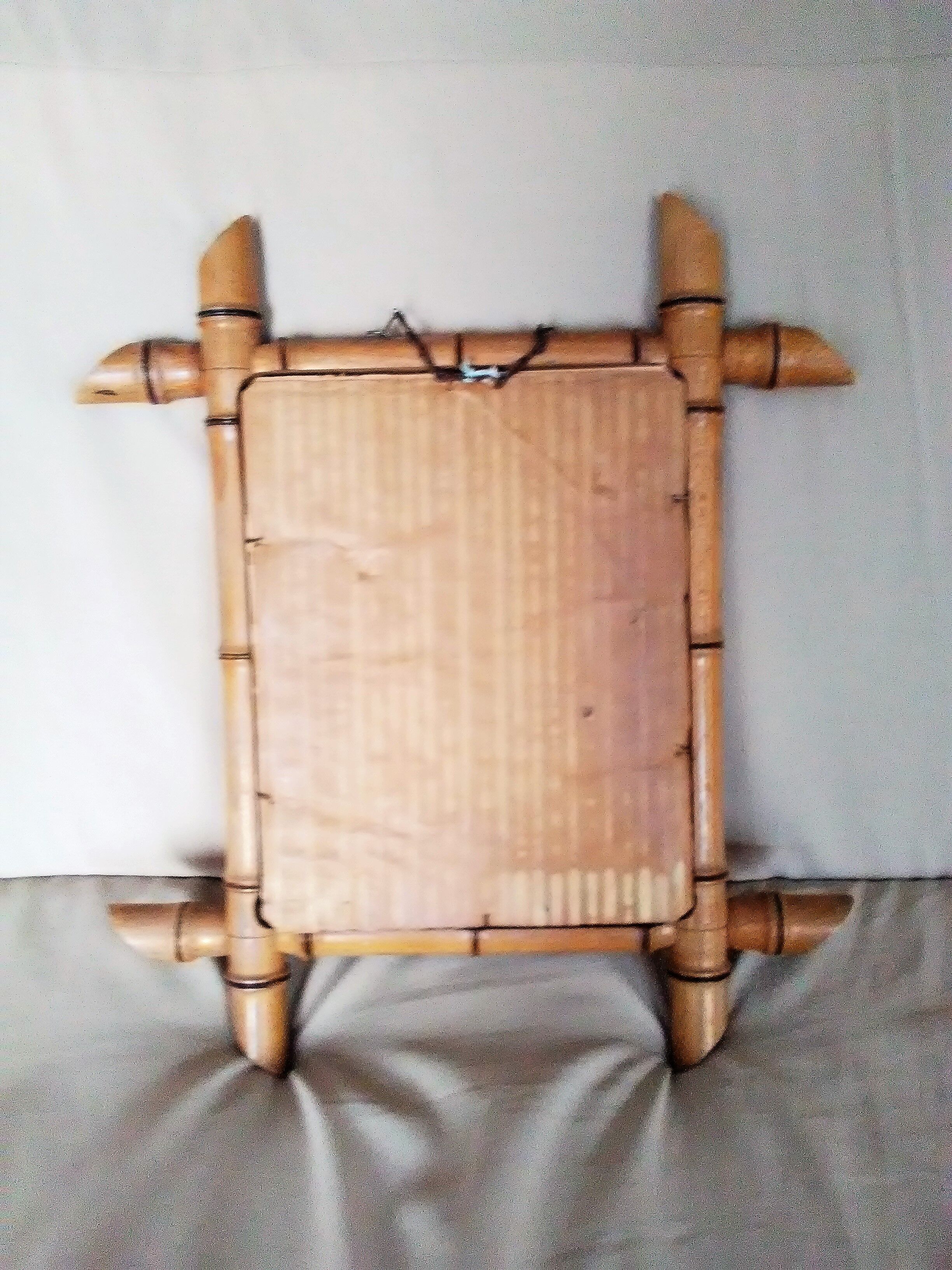 Bamboo mirror 50 years - 38x42cm