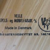 Vintage Large Danish Teak Extending Dining Table By Vejle Stole