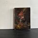 Miniature still life, oil painting signed from the 19th century, French school.