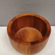 Beautiful large teak bowl from the 1970s by Nissen Denmark