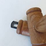 Ancien porte manteau mural en bois