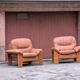 Pair of armchairs by Mobilgirgi, 1970s