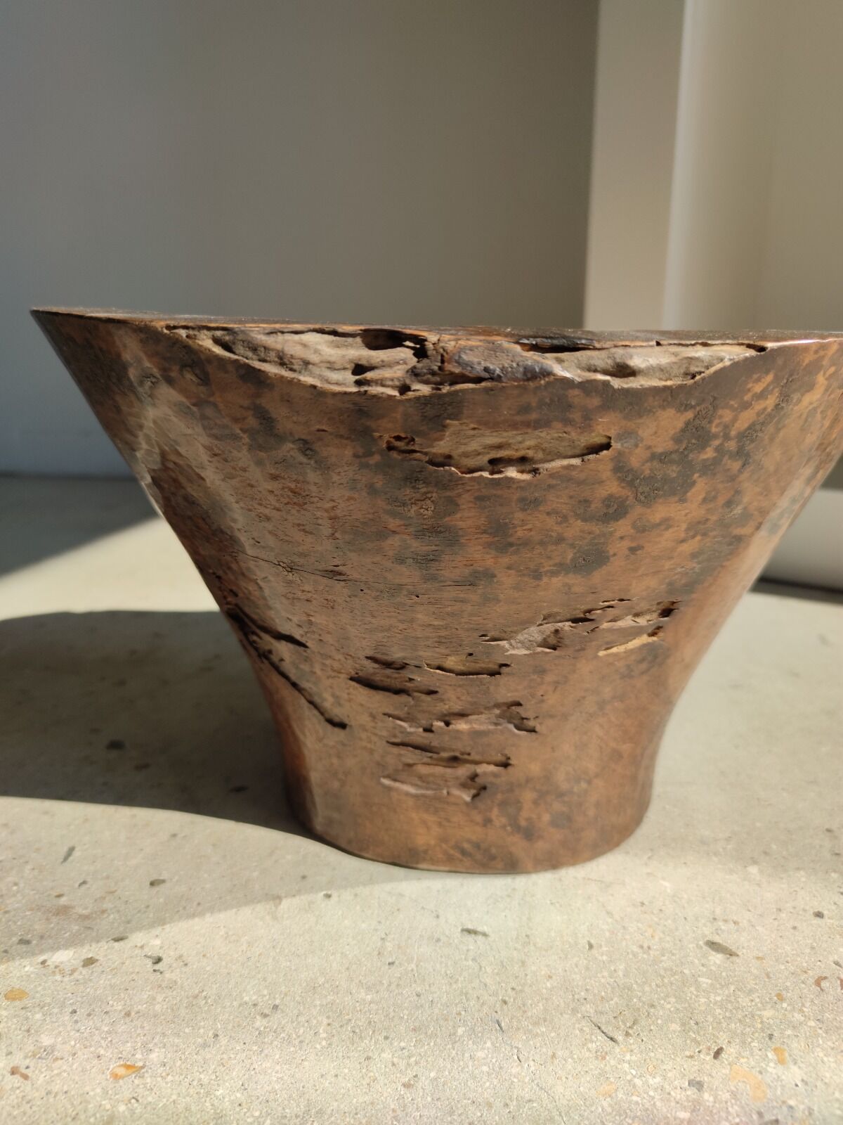 Cup of ancient teak