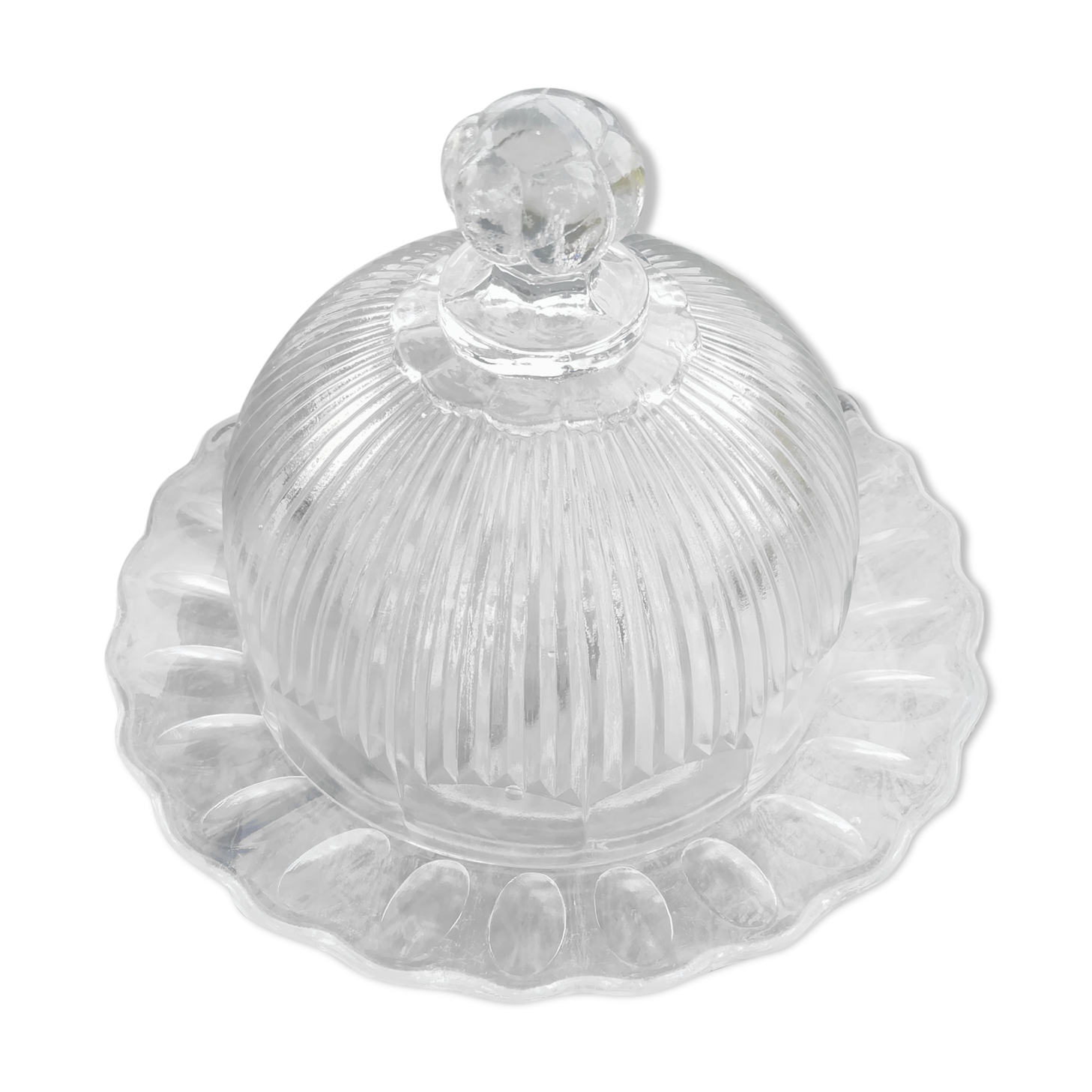 Glass bell and matching top