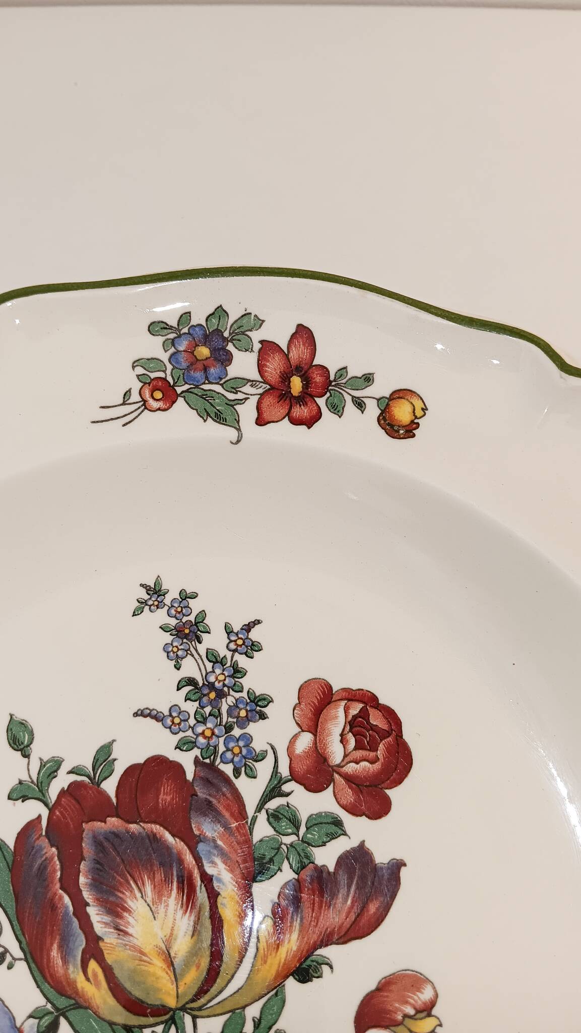 Villeroy & Bosch soup plate - Tulip and flowers