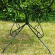 Garden furniture 1 table 4 armchairs wrought iron old green wagon