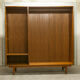 Danish Scandinavian wardrobe signed Sven Ellekaer 1960 3 doors 2 drawers with mounting plan