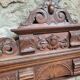 Large bevelled trumeau mirror