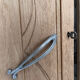 Vintage Art Deco duo of doors Rose and Daisy solid oak wood