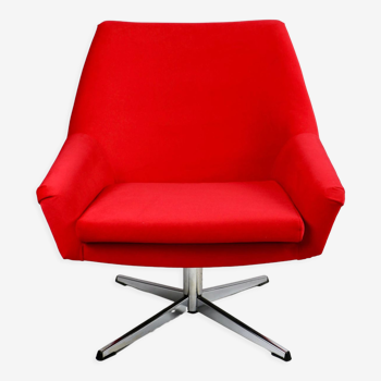 Fauteuil pivotant rouge