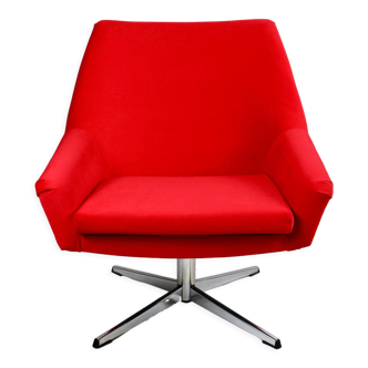 Fauteuil pivotant rouge