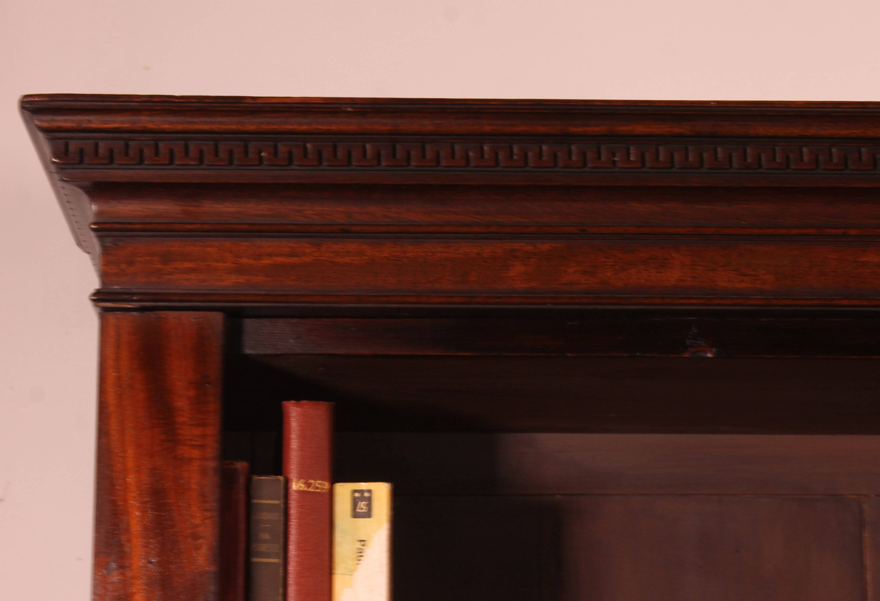 large open mahogany library - 18th century Georgian period