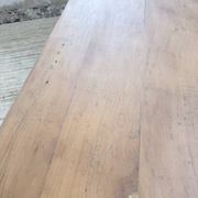 Bistro farmhouse table cherry wood turned legs 180cm