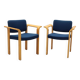 Fauteuil paire modèle 61 avec accoudoirs de rud thygesen & johnny sorensen pour olsen 1970 danemark