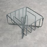 vintage coffee table | table | glass | 70's