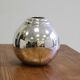 Vase Art decoration in silver metal by Luc Lanel, circa 1925